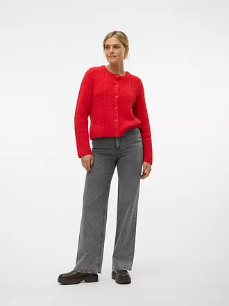 VERO MODA | Cardigan VMAWSOME | rot